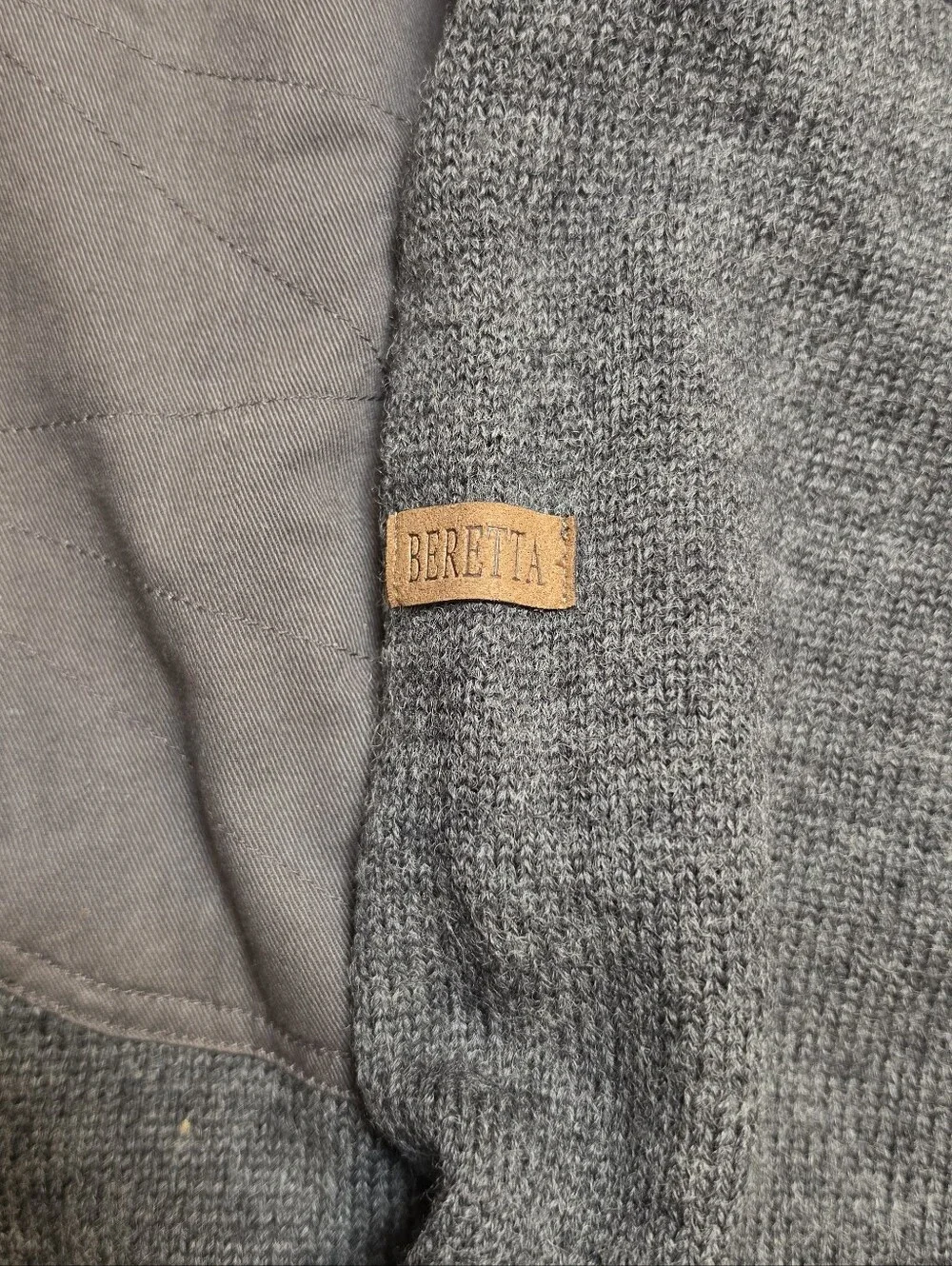 Beretta Honor Windstop Full Zip Shooting Sweater Jacket 100% Wool Men’s 3XL NWT